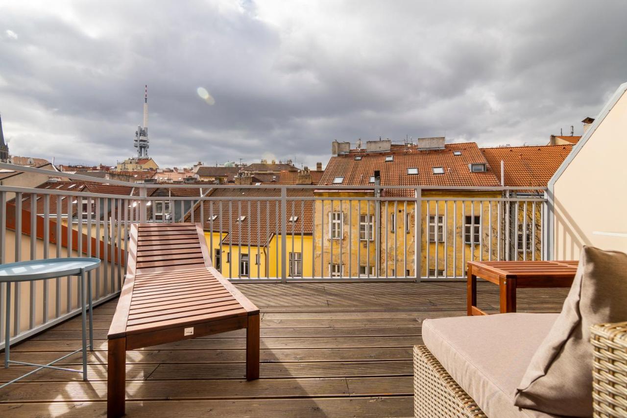 Appartement Prague Days - Premium Loft W Terrace - View - Netflix - Ac Extérieur photo